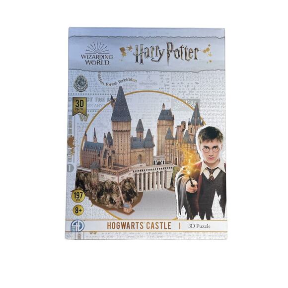 Harry Potter 3D Puzzle The Wizarding World Hogwarts Castle 197 pieces NEW - Picture 1 of 5